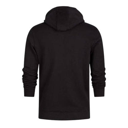 Jet Black - Back - Lyle & Scott Mens Embroidered Logo Hoodie