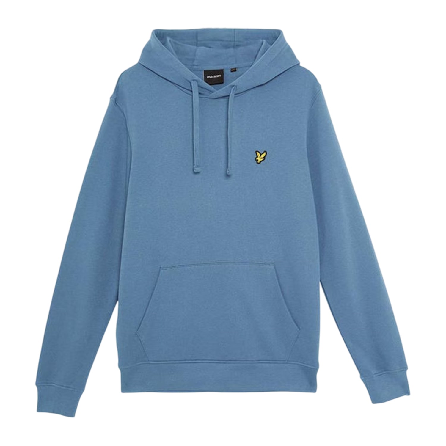 Ocean Blue - Front - Lyle & Scott Mens Embroidered Logo Hoodie