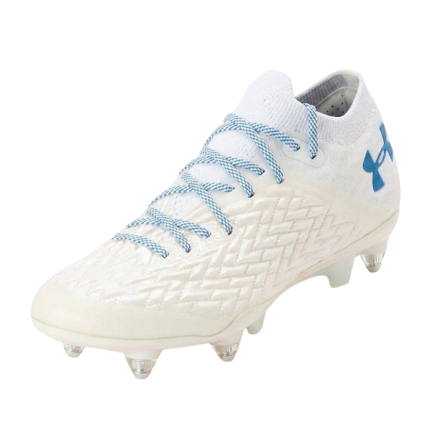 White - Side - Under Armour Mens Clone Magnetico Pro Artificial Ground Football Boots