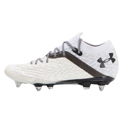 White-Black - Back - Under Armour Mens Clone Magnetico Pro Artificial Ground Football Boots
