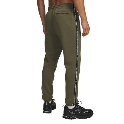 Green-Black - Back - Under Armour Mens Icon Fleece Tapered Joggers