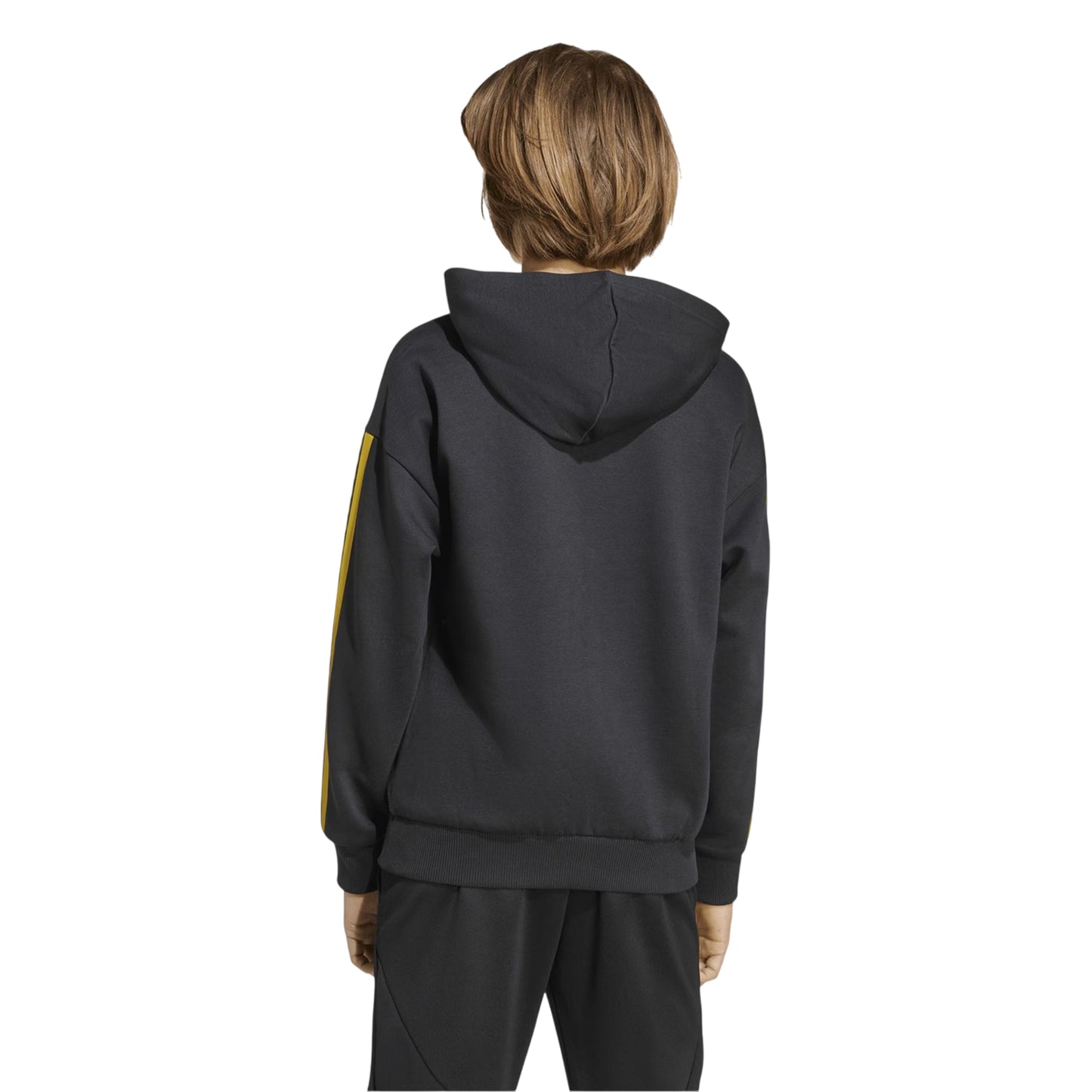 Black - Back - Adidas Childrens-Kids House Of Tiro Fleece Hoodie