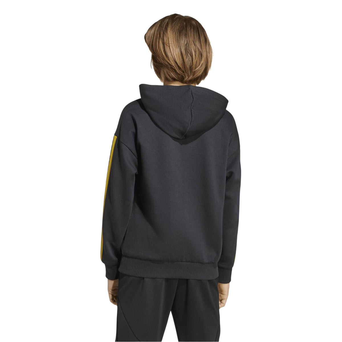 Black - Back - Adidas Childrens-Kids House Of Tiro Fleece Hoodie