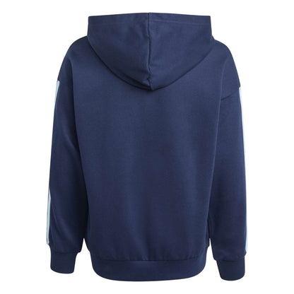Sky Blue - Back - Adidas Childrens-Kids House Of Tiro Fleece Hoodie