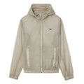 Cream - Front - Lacoste Mens Lightweight Water Repellent Sport Jacket