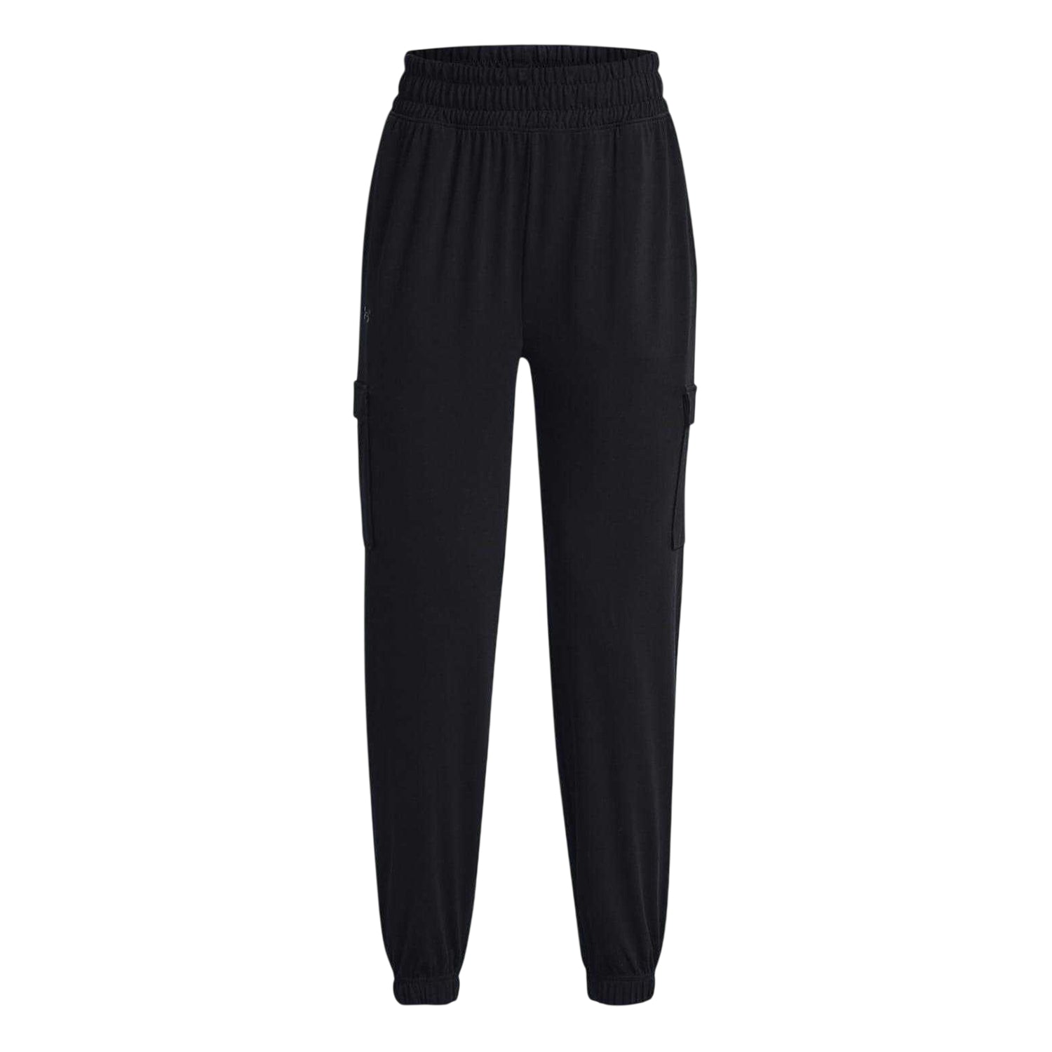 Black - Front - Under Armour Womens-Ladies Cargo Joggers