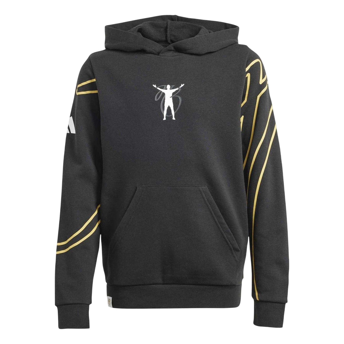 Black - Front - Adidas Childrens-Kids Jude Bellingham Hoodie