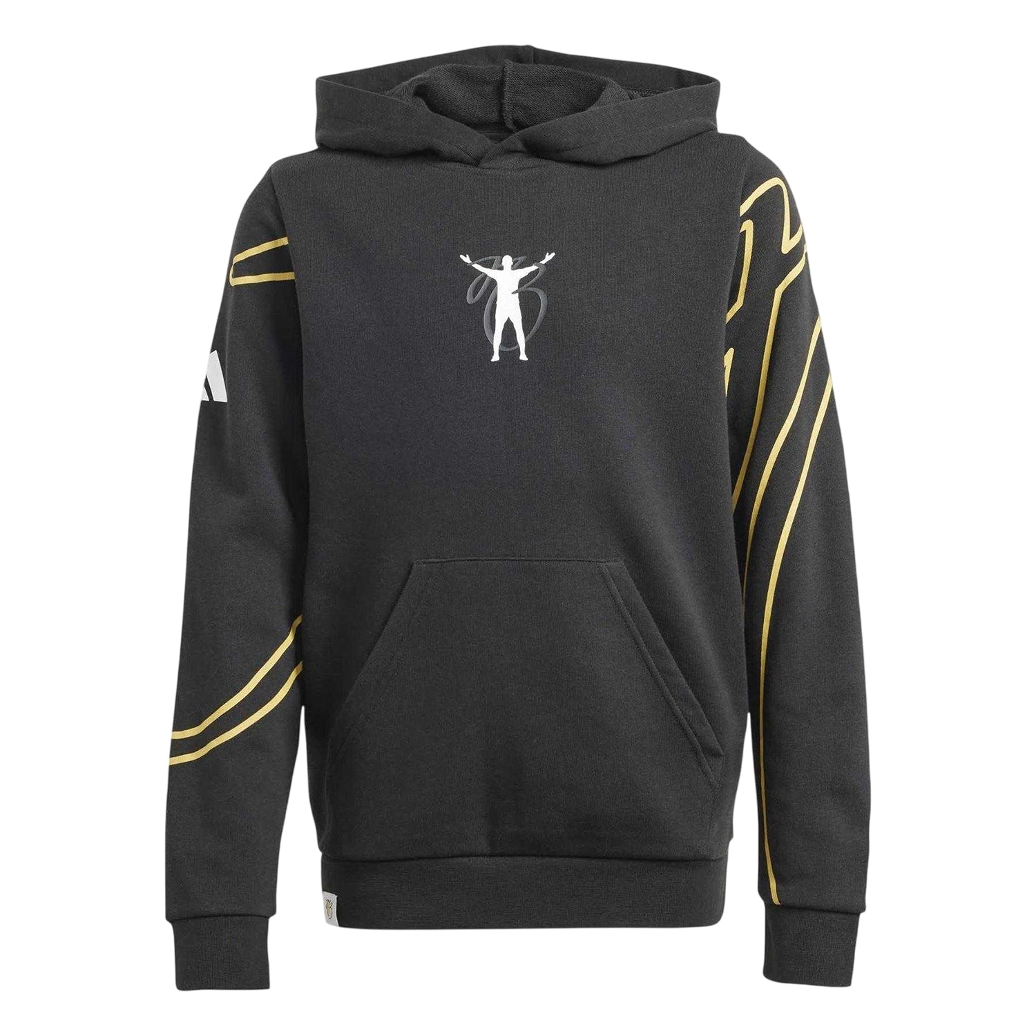 Black - Front - Adidas Childrens-Kids Jude Bellingham Hoodie
