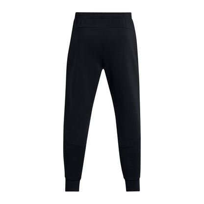 Black - Back - Under Armour Mens Unstoppable Fleece Slim Joggers