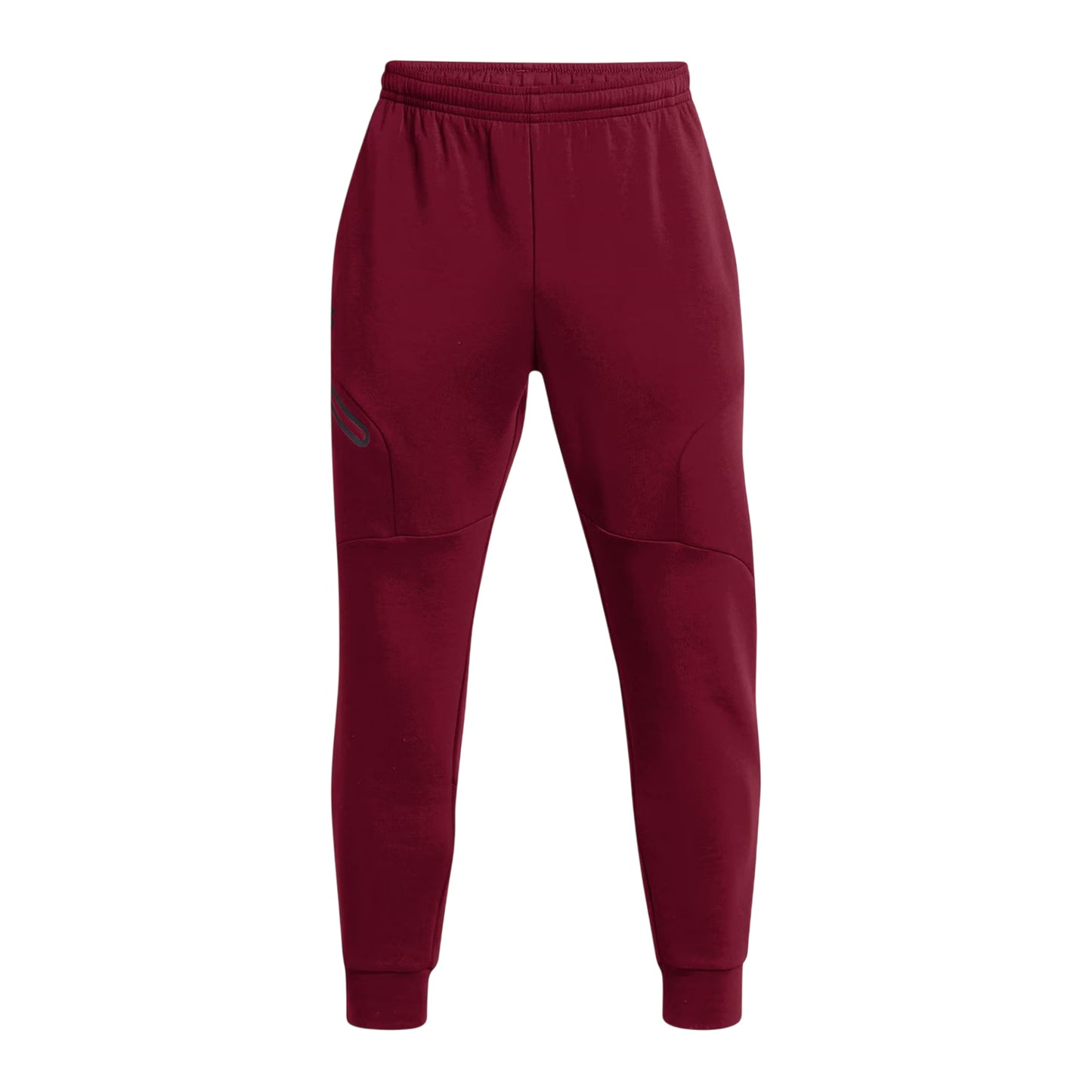 Red - Front - Under Armour Mens Unstoppable Fleece Slim Joggers