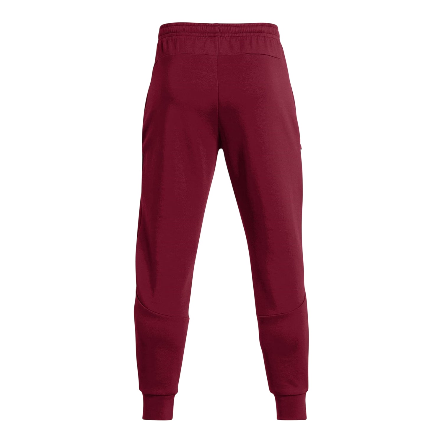 Red - Back - Under Armour Mens Unstoppable Fleece Slim Joggers