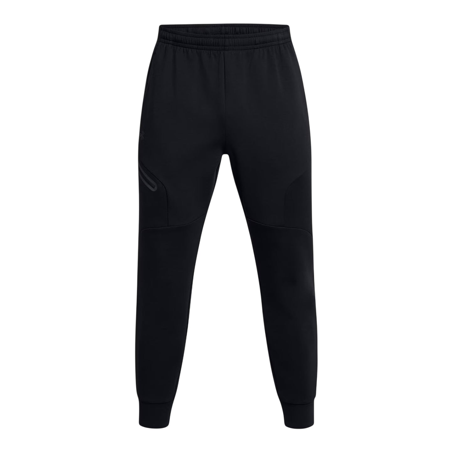 Black - Front - Under Armour Mens Unstoppable Fleece Slim Joggers