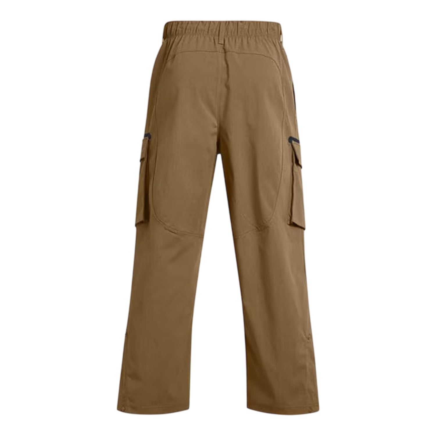 Brown - Back - Under Armour Mens Utility Loose Fit Cargo Jogging Bottoms