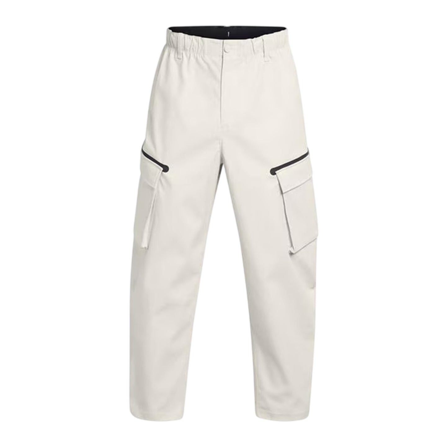 White - Front - Under Armour Mens Utility Loose Fit Cargo Jogging Bottoms