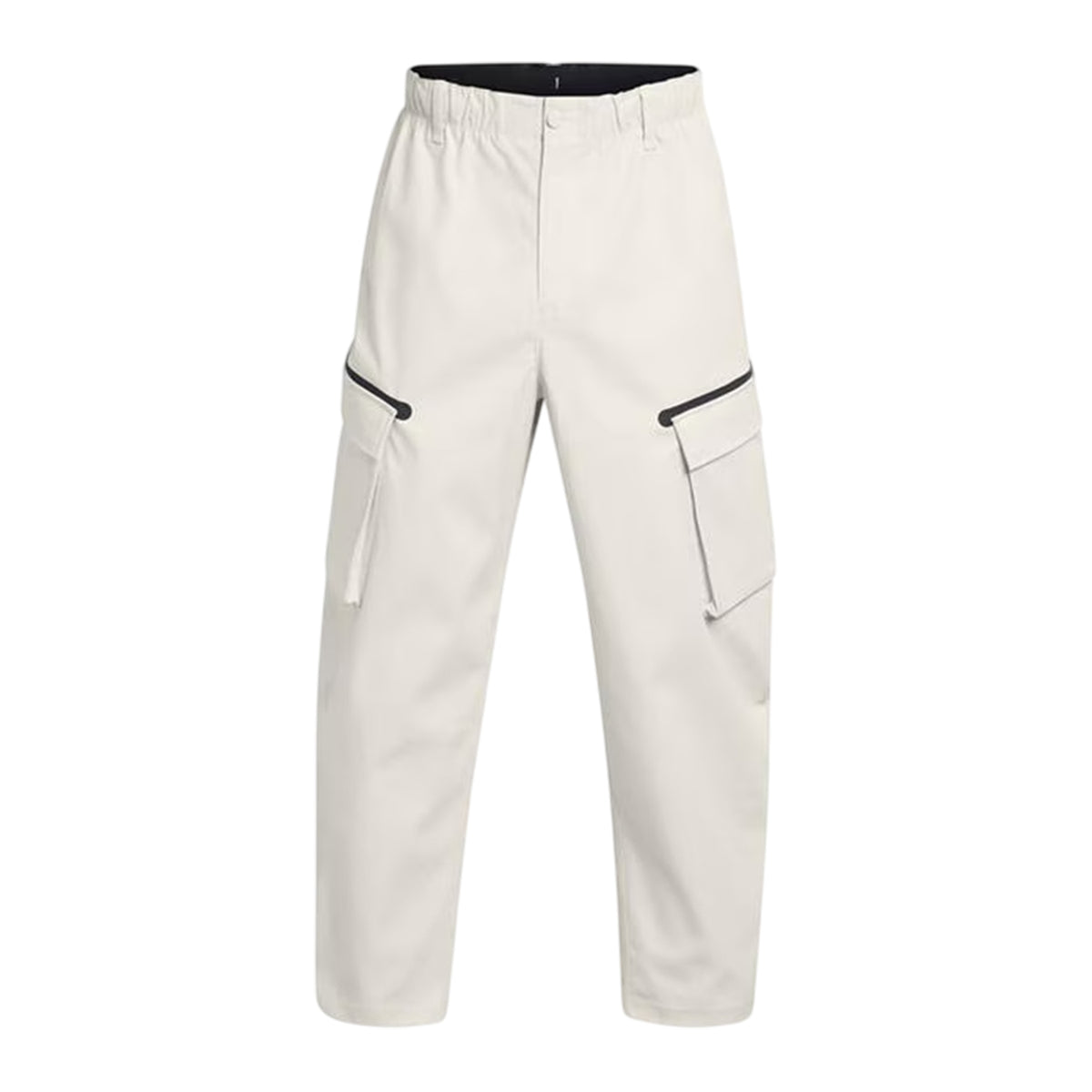 White - Front - Under Armour Mens Utility Loose Fit Cargo Jogging Bottoms