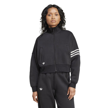 Black - Side - Adidas Womens-Ladies Neuclassics Track Jacket