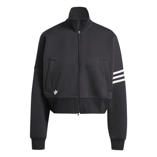 Black - Front - Adidas Womens-Ladies Neuclassics Track Jacket