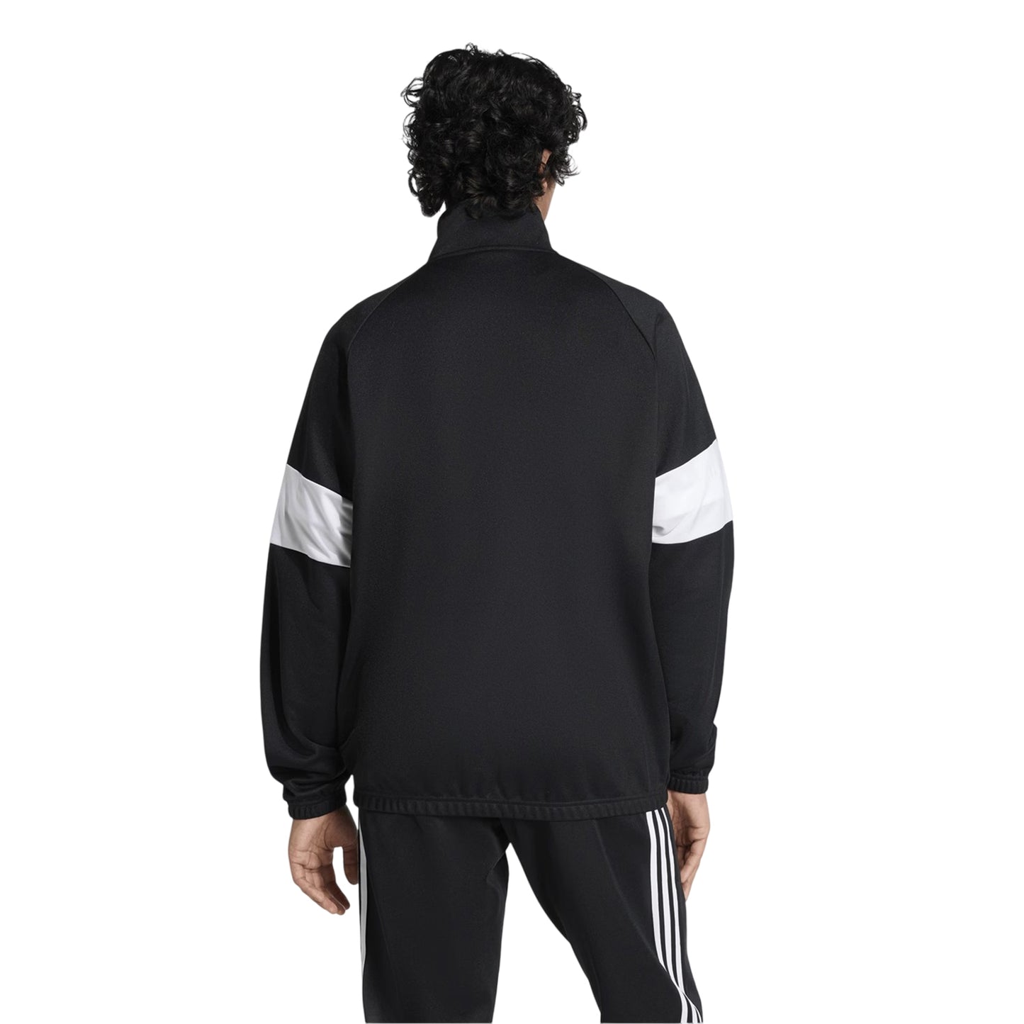 Black - Back - Adidas Mens Juventus FC Tracksuit Top