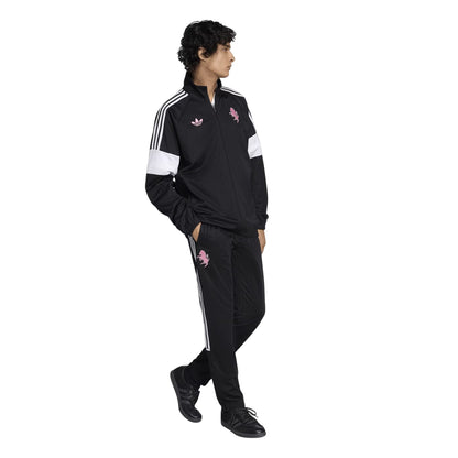 Black - Side - Adidas Mens Juventus FC Tracksuit Top