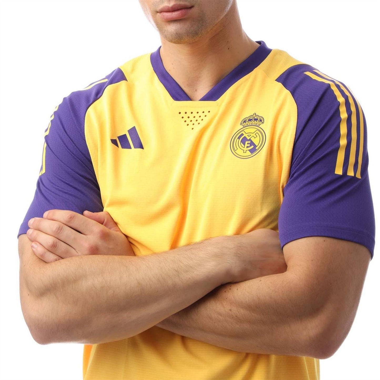 Yellow - Side - Adidas Mens Tiro 23 Real Madrid CF Jersey