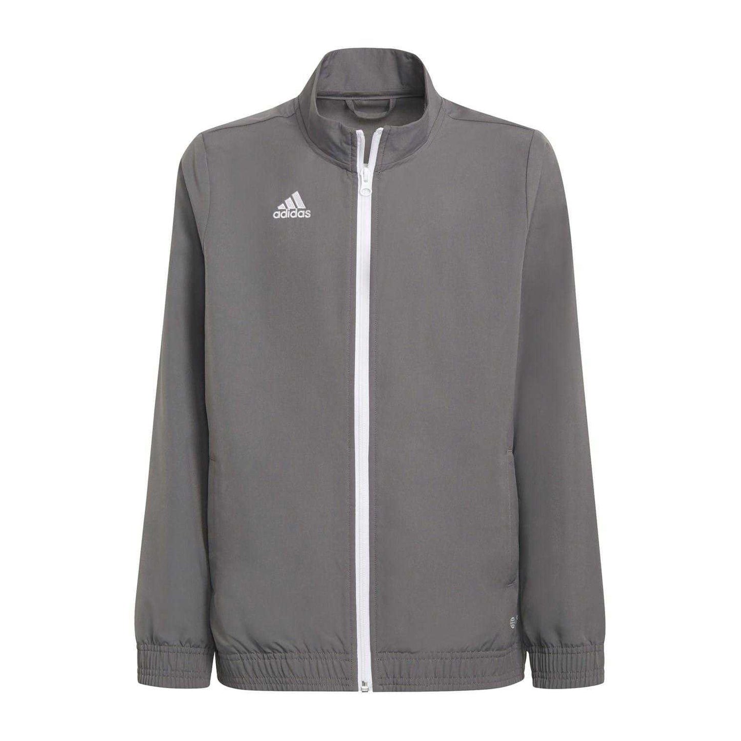 Grey - Front - Adidas Childrens-Kids Entrada 22 Presentation Track Top
