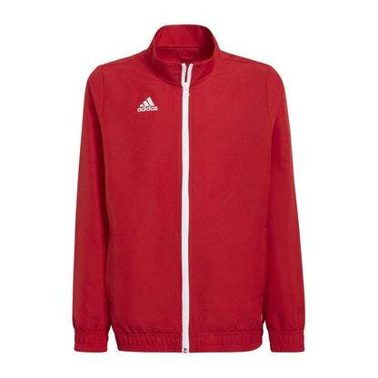 Team Power Red - Front - Adidas Childrens-Kids Entrada 22 Presentation Track Top
