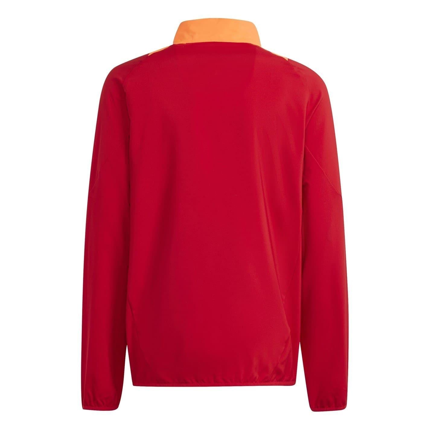 Team Power Red - Back - Adidas Childrens-Kids Tiro 24 Competition Track Jacket