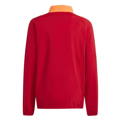 Team Power Red - Back - Adidas Childrens-Kids Tiro 24 Competition Track Jacket