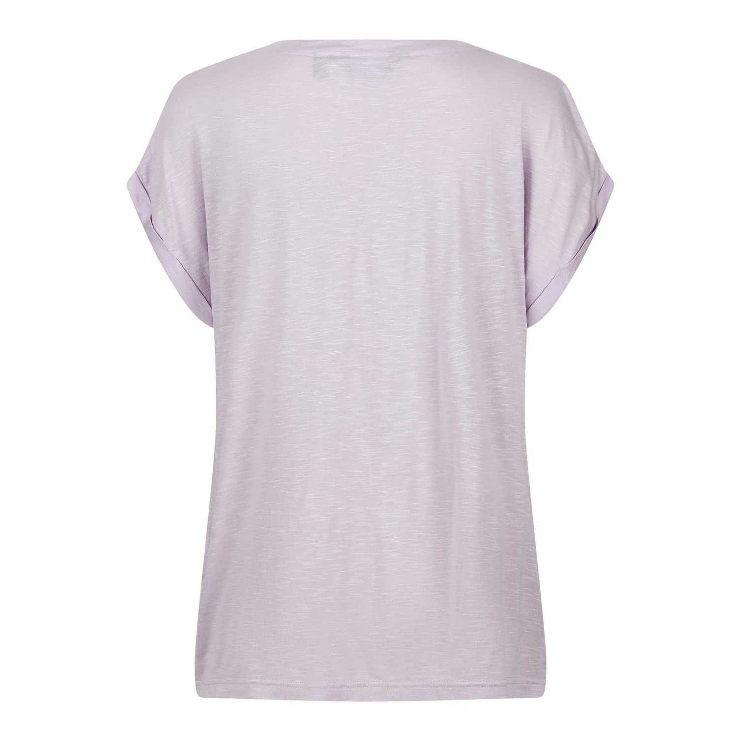 Pastel Lilac - Back - Regatta Womens-Ladies Graphic Print Boyfriend T-Shirt