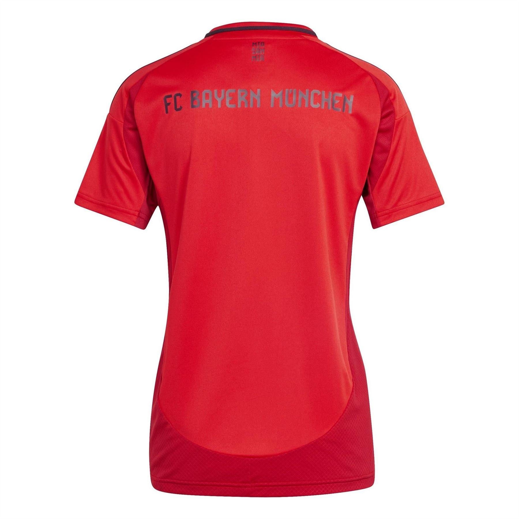 Red - Back - FC Bayern Munich Womens-Ladies 24-25 Home Jersey