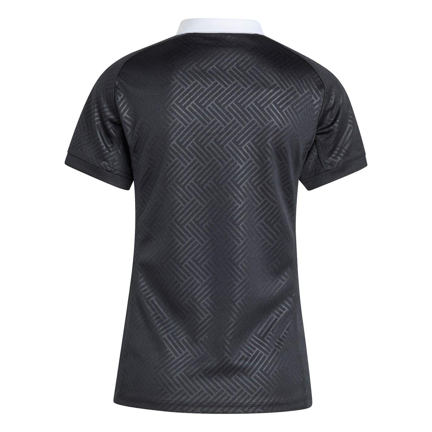 All Black - Back - Adidas Womens-Ladies Black Ferns 2025 Rugby Shirt