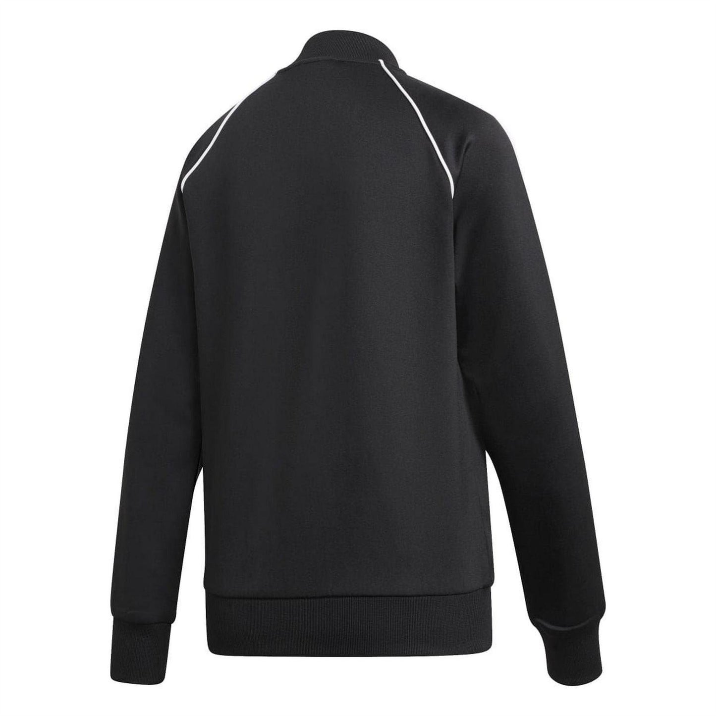 Black-White - Back - Adidas Womens-Ladies Adicolor Classics Track Top