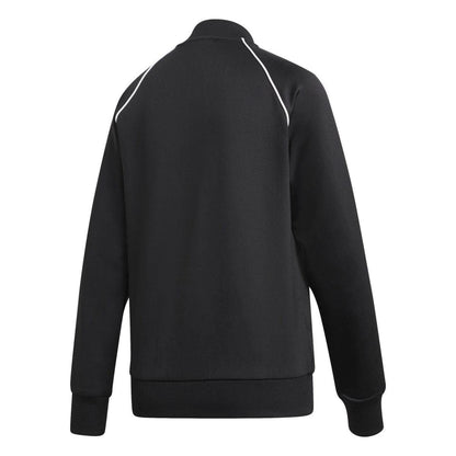 Black-White - Back - Adidas Womens-Ladies Adicolor Classics Track Top