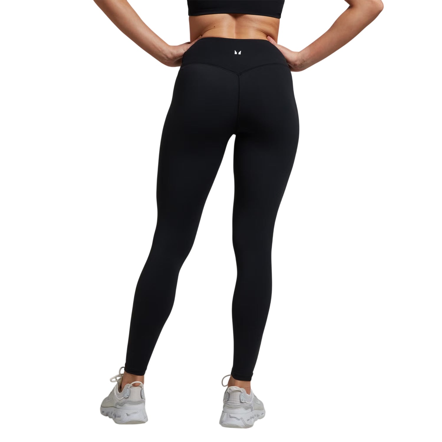 Black - Back - MyProtein Womens-Ladies Shaping Leggings