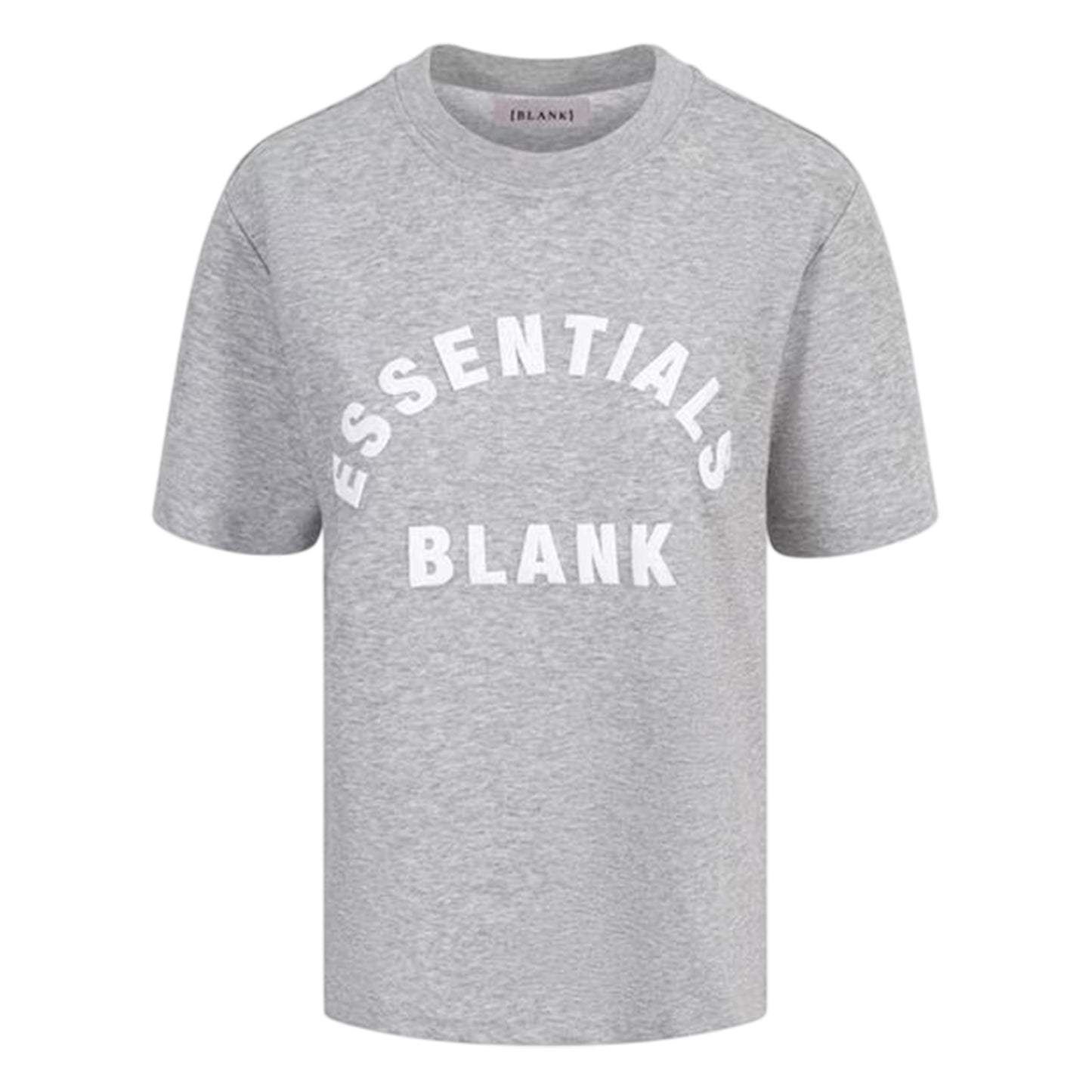 Grey Marl Marl - Front - Blank Essentials Womens-Ladies Oversized Boyfriend T-Shirt