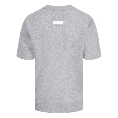 Grey Marl Marl - Back - Blank Essentials Womens-Ladies Oversized Boyfriend T-Shirt