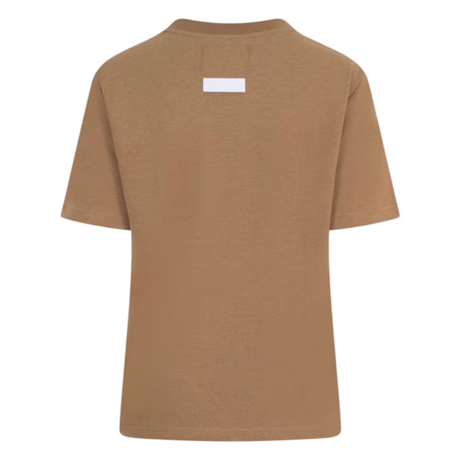 Mocha - Back - Blank Essentials Womens-Ladies Oversized Boyfriend T-Shirt