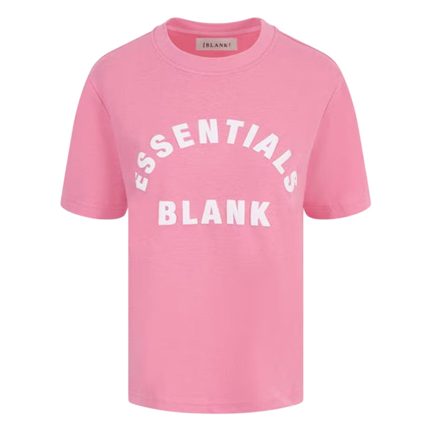 Pop Pink - Front - Blank Essentials Womens-Ladies Oversized Boyfriend T-Shirt