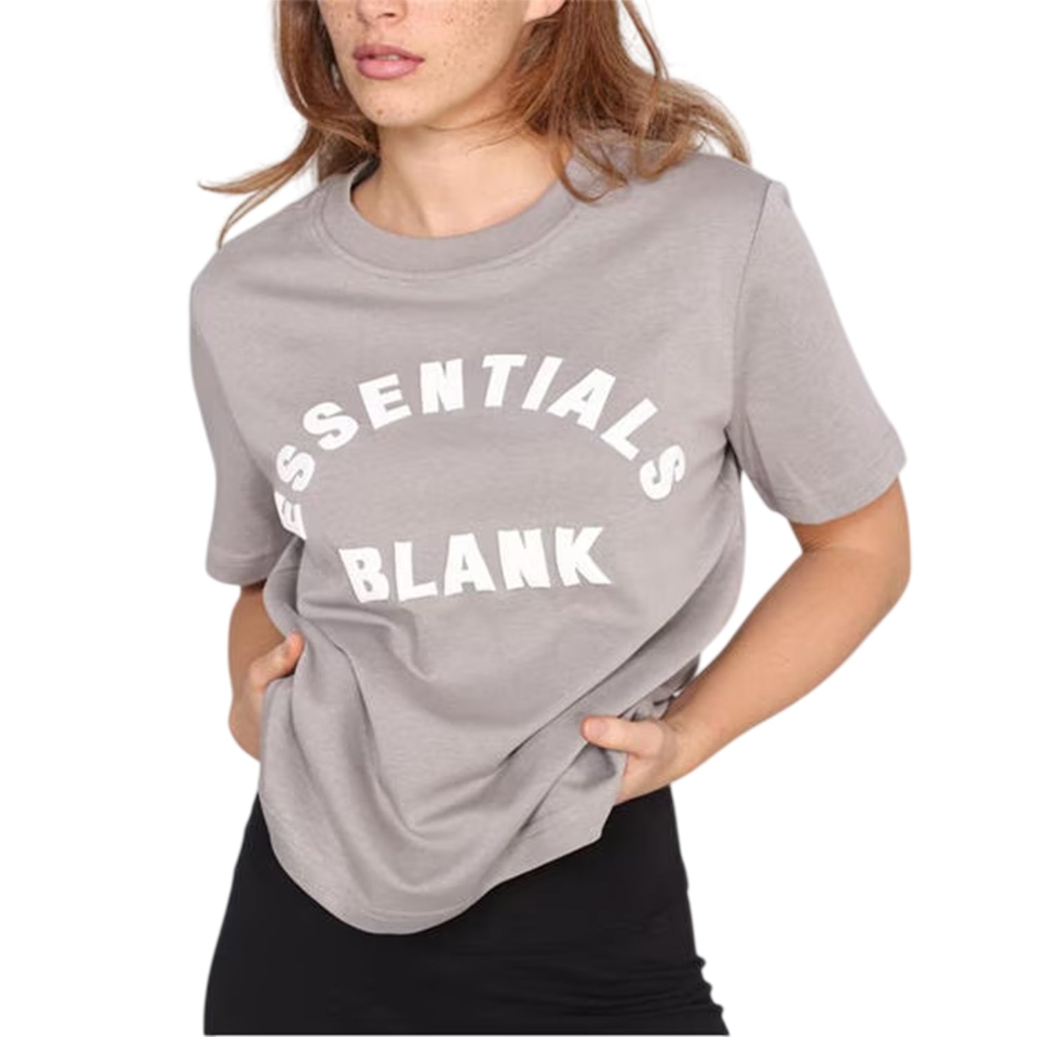 Alloy - Side - Blank Essentials Womens-Ladies Oversized Boyfriend T-Shirt