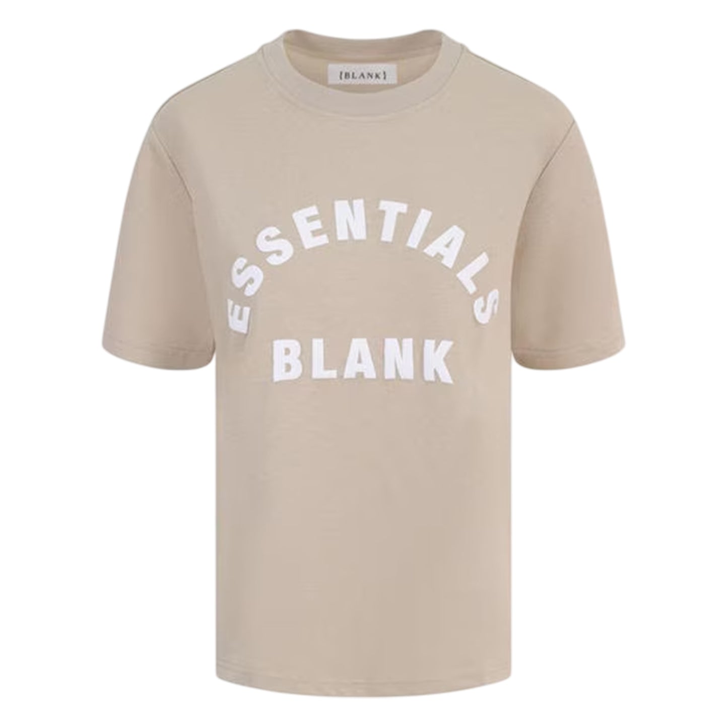 Summer Sand - Front - Blank Essentials Womens-Ladies Oversized Boyfriend T-Shirt