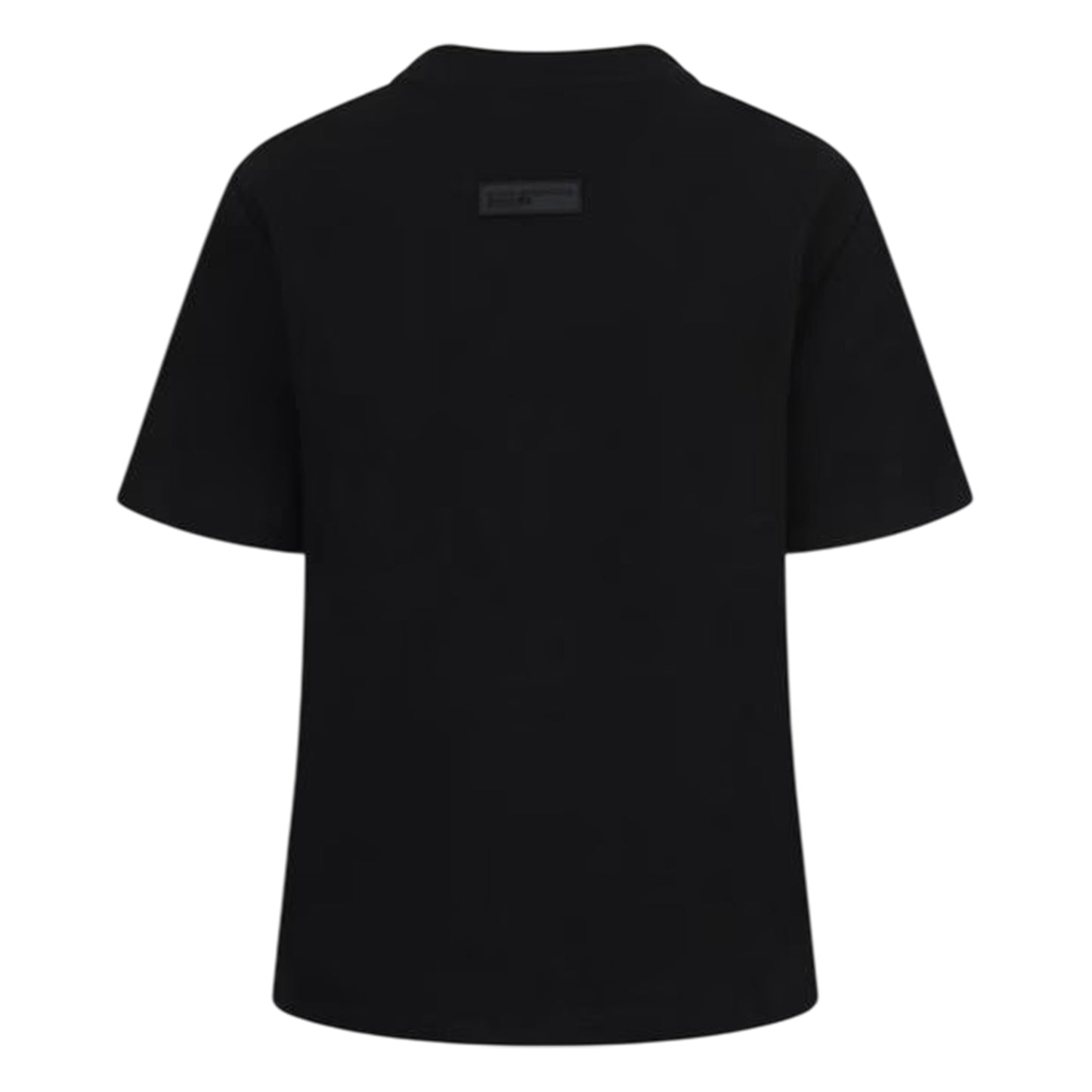 Black - Back - Blank Essentials Womens-Ladies Oversized Boyfriend T-Shirt
