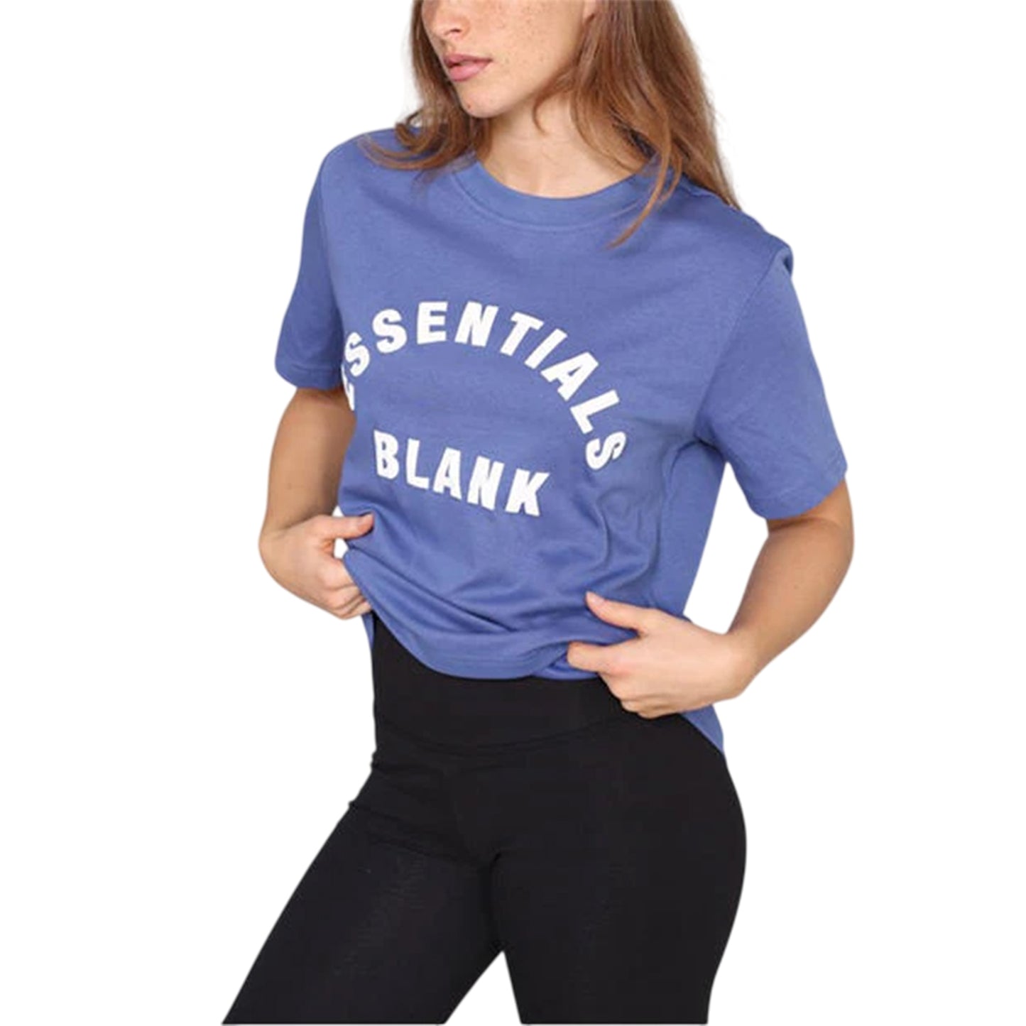 Dusk - Side - Blank Essentials Womens-Ladies Oversized Boyfriend T-Shirt