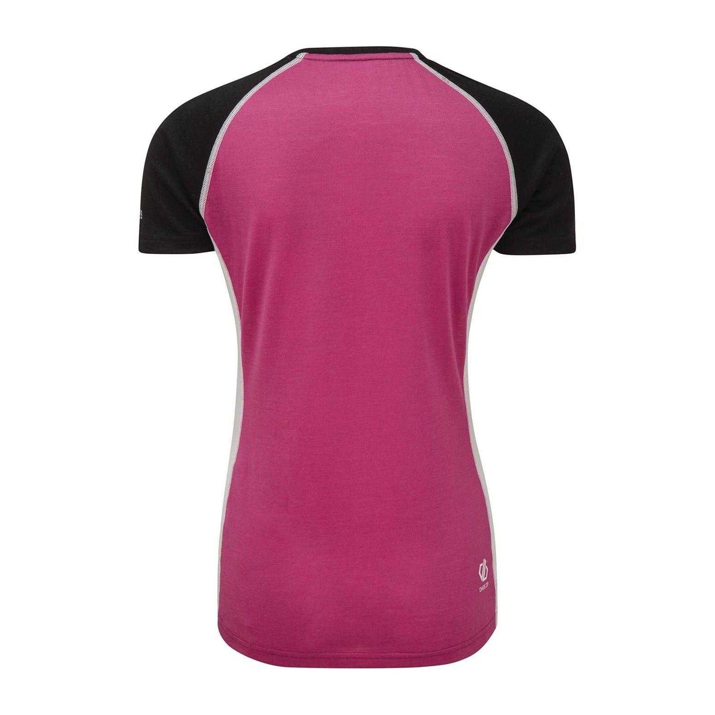 Pink-Black Print - Back - Dare 2B Womens-Ladies Fixate T-Shirt