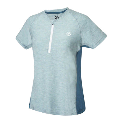 Cameo Green-Dragonfly Green Heather - Side - Dare 2B Womens-Ladies Outdare II Jersey