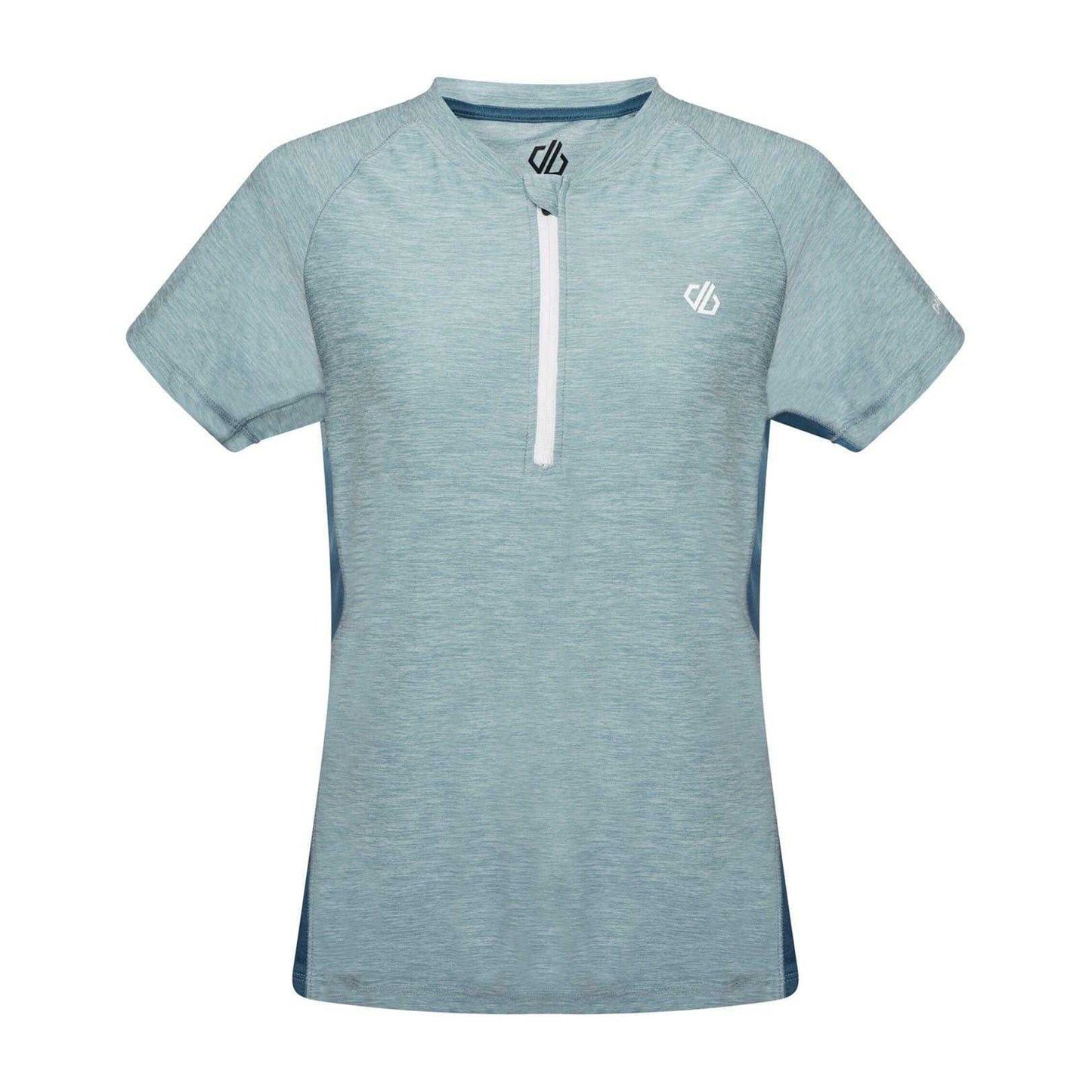 Cameo Green-Dragonfly Green Heather - Front - Dare 2B Womens-Ladies Outdare II Jersey