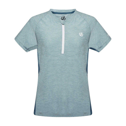Cameo Green-Dragonfly Green Heather - Front - Dare 2B Womens-Ladies Outdare II Jersey