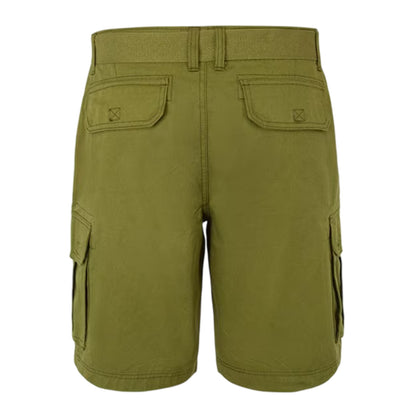 Olive - Back - SoulCal Mens Washed Cargo Shorts