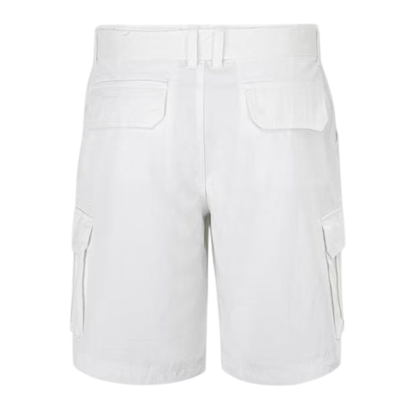 White - Back - SoulCal Mens Washed Cargo Shorts
