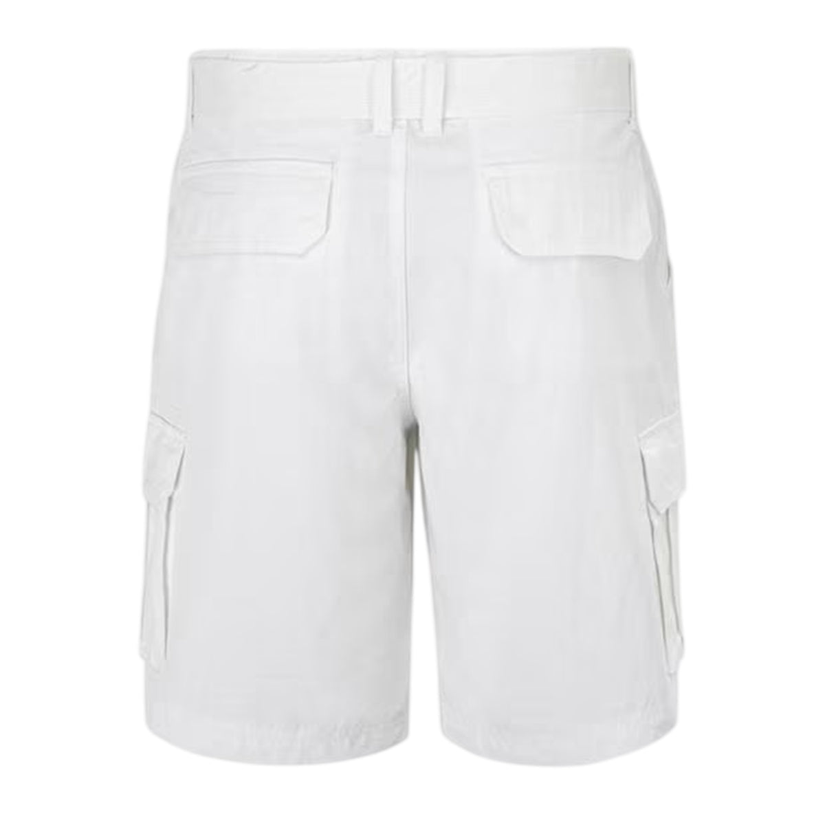 White - Back - SoulCal Mens Washed Cargo Shorts