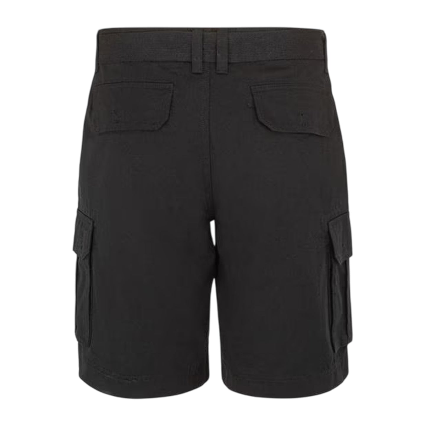 Black - Back - SoulCal Mens Washed Cargo Shorts